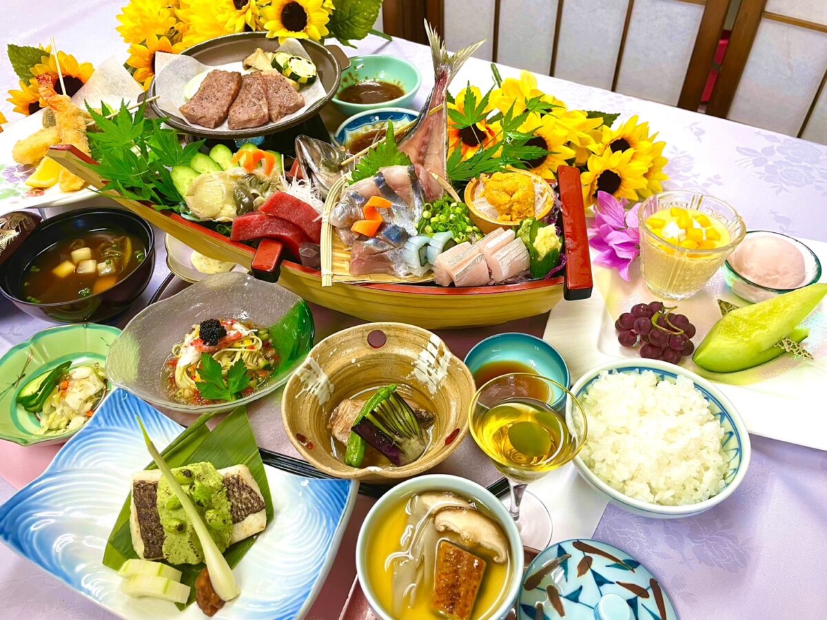 【雅の膳】夏メニュー（写真は一例です）