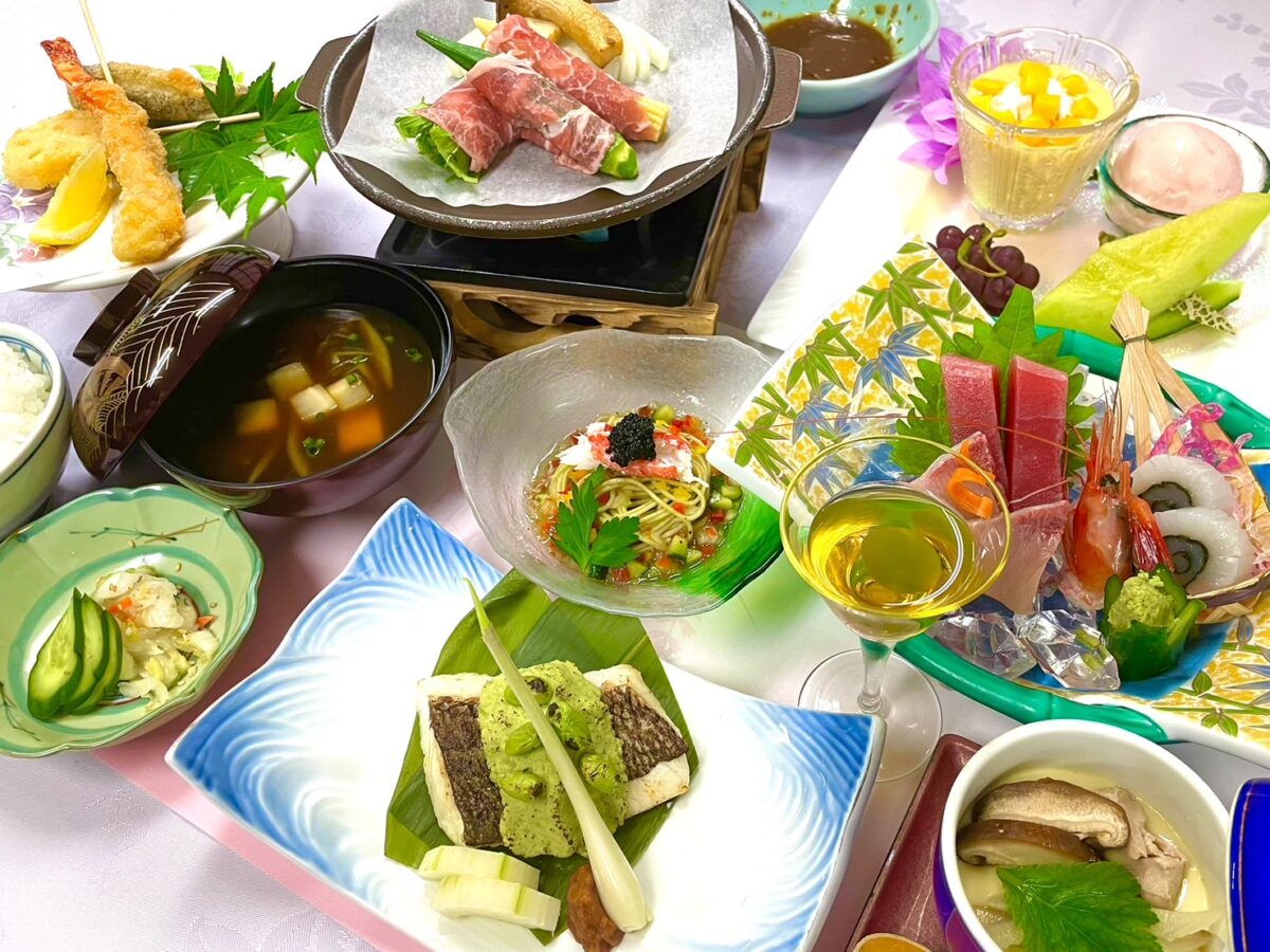 【華の膳】夏メニュー（写真は一例です）