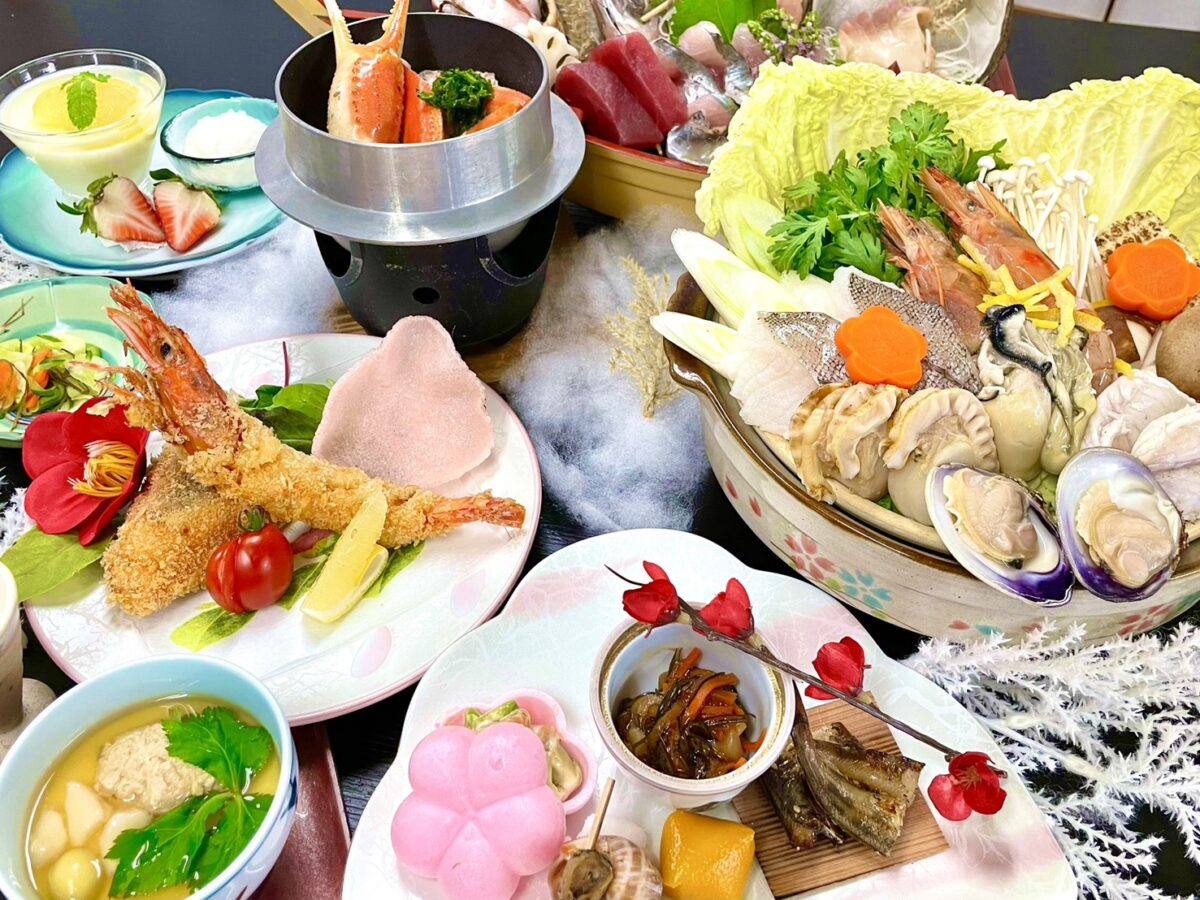 海鮮鍋プラン（画像は一例です）