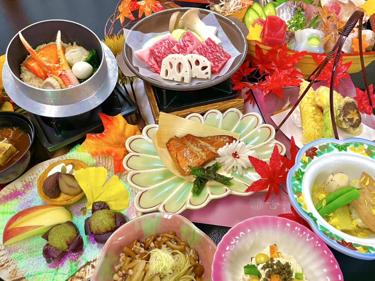 【雅の膳】秋メニュー（画像は一例です）