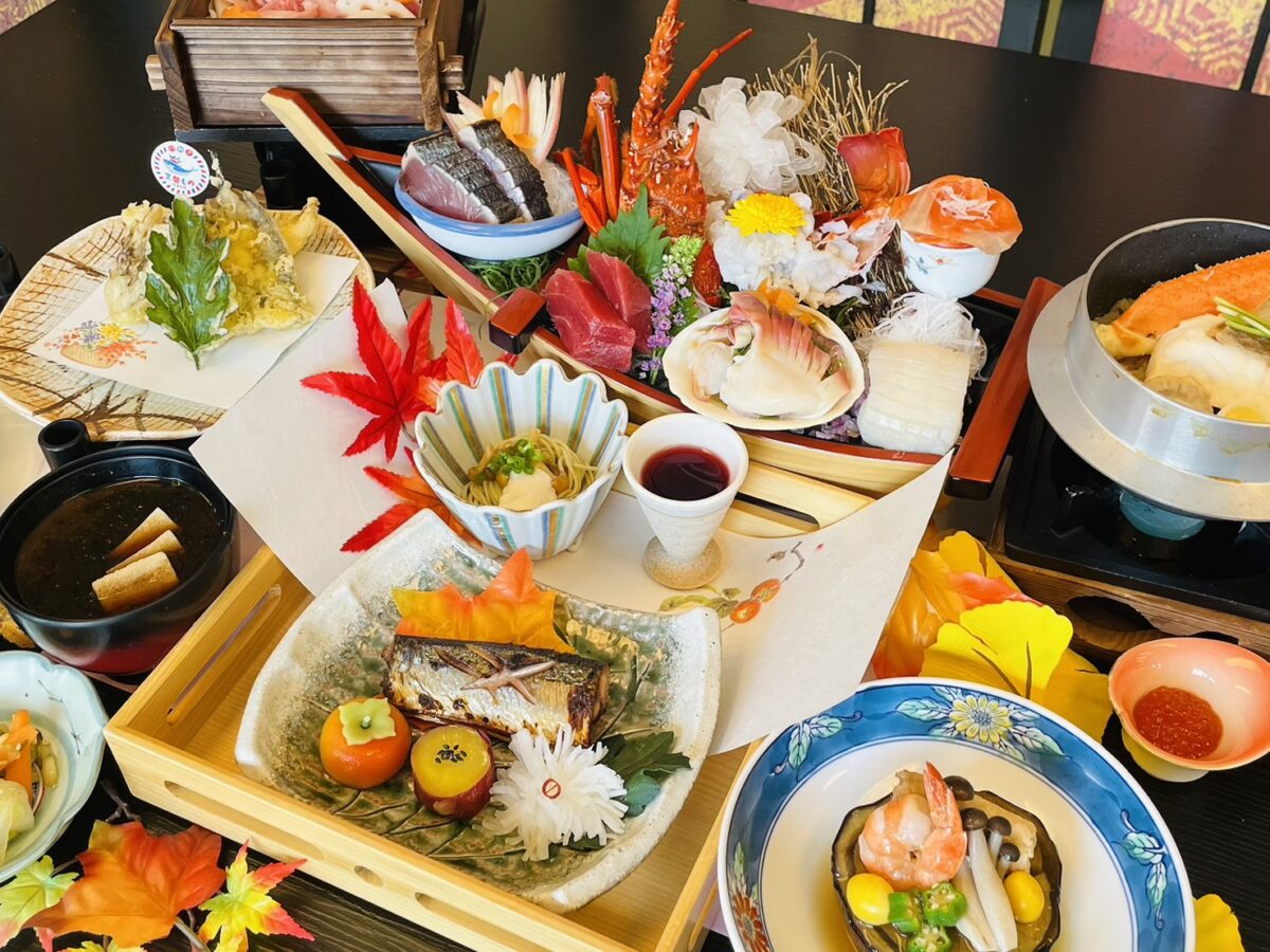 【雅の膳】秋メニュー（画像は一例です）